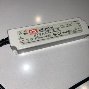 Mean Well LED Driver LPF-60D-24 Power Supply 120/277VAC 24VDC Constant Current - Picture 1 of 8