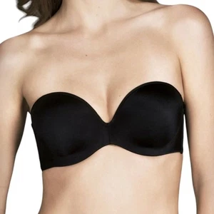 Berlei Ultimate Strapless Tshirt Wire Bra Black Y441s - Picture 1 of 4