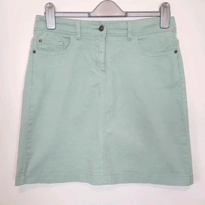Boden Skirt Green Denim WG444 Size 12 - Picture 1 of 4