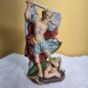 Ceramic Archangel Michael Defeating Evil - Renaissance Artist Raphael Inspired - Bild 1 von 6