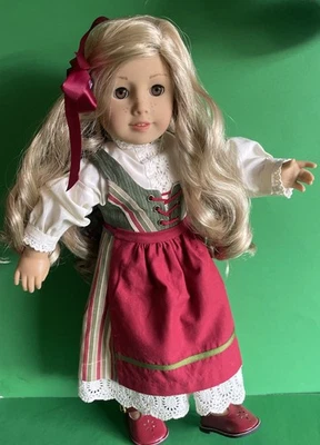 American Girl Tenney 18" Doll Blonde Hair Brown Eyes Freckles/gorgeous outfit - Image 1 of 4