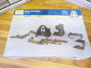 Kit Modelo Plástico Italeri Muros y Ruinas Segunda Guerra Mundial Escala 1:72 6087 Sellado - Imagen 1 de 5