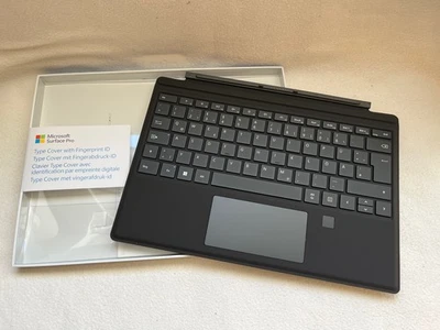 Microsoft Surface Pro Tastatur/Type Cover with Fingerprint-ID QWERTZ DE *wie neu - Bild 1 von 4