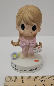 Love Is By Kim Vintage Figur, Love Is When You Care Enough To Send The Very  - Bild 1 von 6