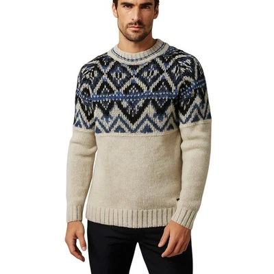 Suéter Grueso Hugo Boss Akaoki Lana Mohair Ski Lodge Para Hombres Talla XL  Foto 1 de 4