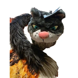Peluche Lucifer Cat cola larga parques Disney nuevo con etiquetas - Imagen 1 de 12