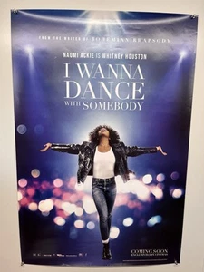 I Wanna Dance With Somebody Movie Poster Whitney Houston Original Promo 2022 - Picture 1 of 12