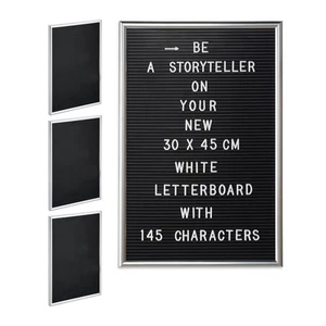 Letterboard Memo-Board Rillentafel Stecktafel Messageboard Feltboard Kunststoff - Bild 1 von 9