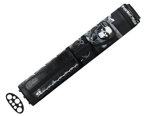 Eight Ball Mafia EBMC35-A 3x5 Black Pool/Billiard Hard Cue Case - Skull & Tribal - Picture 1 of 1