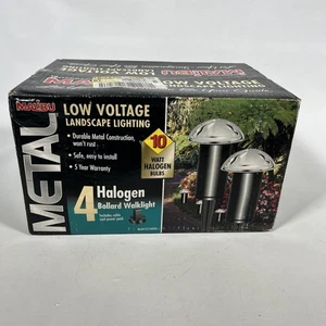 Malibu CL71404TD 10-Watt Low Voltage Glass Top Landscape Mushroom Light LOT of 4 - Picture 1 of 8