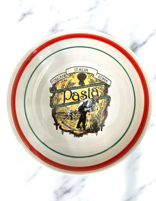 Cuenco de pasta Italia Toscana Roma - Cerámica rústica cocina italiana &amp; decoración Foto 1 de 4