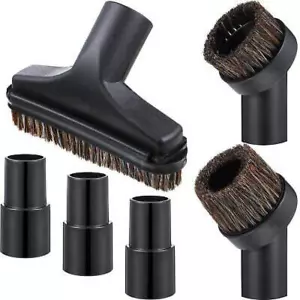 6x Horse Hair Round Dusting Brush Dust Tool Attachment for Vacuum 25mm and 36mm - Picture 1 of 8