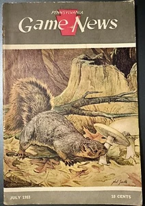 Vintage July 1953 Pennsylvania Game News Magazine Hunting Game Outdoors - Picture 1 of 2