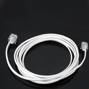 RJ11 6P4C Telephone Phone Line Cord Extension Cable Lead Connectors 1-200 Meter - Zdjęcie 1 z 5
