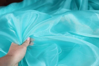 Tiffany Crystal Sheer Organza Fabric By the Yard 211 - Image 1 of 4