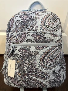 NEW Vera Bradley SOFT SKY PAISLEY Campus Backpack - School College Book Bag - Picture 1 of 8