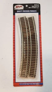 Atlas HO Code 83 Nickel Silver Rail #535 - 22" Radius 6pcs - Picture 1 of 2