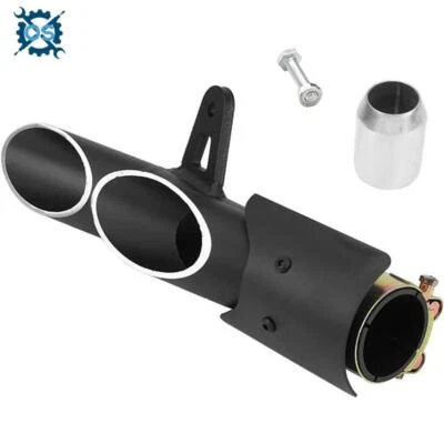 38-51mm Dual Outlet Motorcycle Exhaust Muffler Tail Pipe  For Yamaha YZF-R6 - Image 1 of 4
