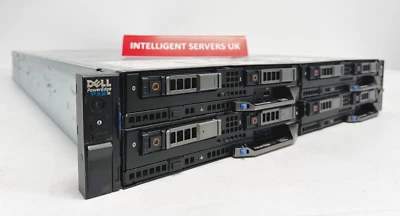 Dell PowerEdge FX2s - 4x FC640 2x Bronze 3106, 256GB, 2x 1.92TB SSD, H730P - Image 1 of 4