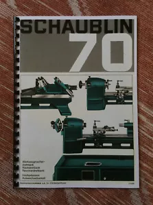 SCHAUBLIN 70, Produktkatalog, Schaublin - Bild 1 von 3