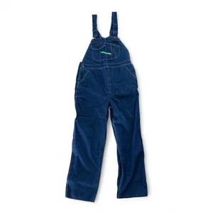 Key Industries Denim Bib Overalls Men’s Blue Workwear Size 40x32 High Back - Picture 1 of 8