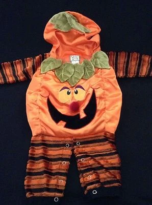 DISFRAZ DE CALABAZA JACK-O-LANTERN DE NIÑOS CLÁSICOS - TALLA 9 MESES SUAVEMENTE AMADO Foto 1 de 4