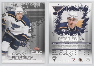 2003-04 Pacific Private Stock Titanium Retail /750 Peter Sejna #135 Rookie RC