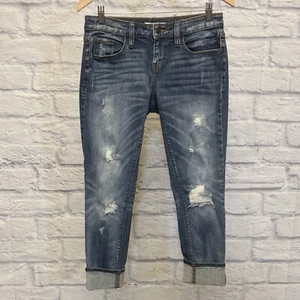 DayTrip 24 (0) Slouchy Lynx Ankle Straight Women’s Jeans Distressed Stretch - Picture 1 of 9