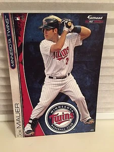 Joe Mauer Fathead Tradeable Minnesota Twins - Picture 1 of 1