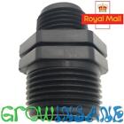 BSP 3/4" to 1/2" Nipple Male Polypropylene Plastic Pipe Fitting Connector