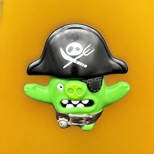 Angry Birds Green Pirate Pig McDonalds Happy Meal Figure 2016 2.5”. 10 - Picture 1 of 6