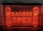 Barber Poles Display Hair Cut New Led Neon Light Sign