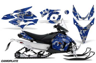 Calcomanías adhesivas gráficas de trineo para Yamaha Phazer RTX GT 2007-2016 camoplate U Foto 1 de 2