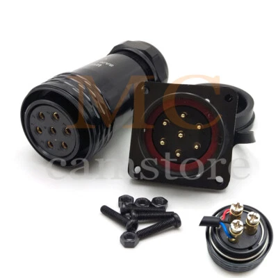 SA28, 7Pin Waterproof Connector,Automotive Bulkhead Connector Aviation Connector - Image 1 of 4