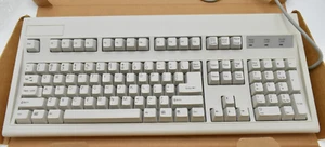Keytronic E03601QUS101-C Mechanical Wired Keyboard 5-Pin DIN - Picture 1 of 9