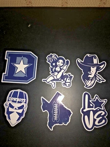Dallas Cowboys Decal Vinyl Sticker Wall, Cornhole Board Truck, Car decals lot 6 - Picture 1 of 10