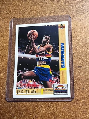 1991-92 Upper Deck Basketball # 206 Reggie Williams - Image 1 of 2