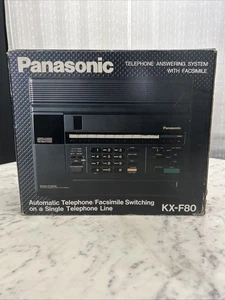 Répondeur téléphonique vintage NOS Panasonic KX-F80 avec fac-similé - Photo 1/5