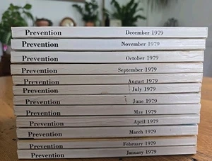 Vintage Prevention Magazine Lot 1979 set of 12 Jan-Dec - Picture 1 of 6