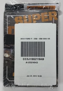 2012 Ford Super Duty/F-250/F-350/F-450/F-550 owners manual Gas OEM Original NEW - Picture 1 of 3