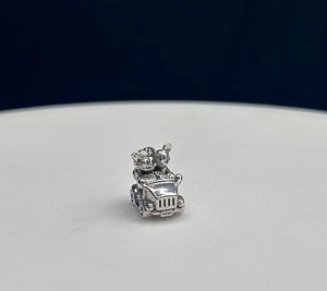Pandora Sterling Silver Mickey & Minnie Mouse Car Disney Charm - Picture 1 of 4