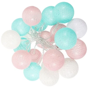 Tree Night Lamp Cotton Wire Ball Tree Lamp LED lights night lights bedroom light - Picture 1 of 12