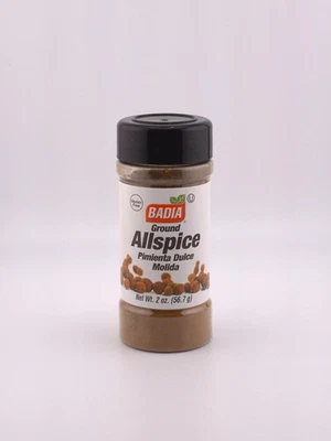 Pimienta de Jamaica Molida Badia 2 oz - Sin gluten | Sin MSG | Pimienta Dulce Molida Foto 1 de 4