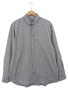 VAN LAACK Camicia Uomo Blu Marrone A Quadri Cotone (IT 44, EU 40) - Foto 1 di 6