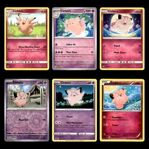 6x Clefable Clefairy Lot 133.0 Sun Moon Unbroken Bonds Pokemon Cards Collection - Picture 1 of 9