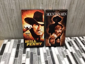 Lot Of 2 Charlton Heston VHS Movies - Picture 1 of 9