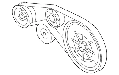 Cinturón Serpentine Original Audi 07L-903-137-C Foto 1 de 2