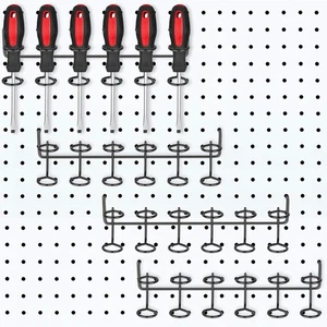 Lochwand Schraubendreher Halter, Werkzeug Organizer Racks für Lochwand, 4 Stück - Bild 1 von 2