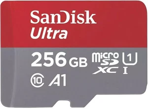 SanDisk Class 10 Ultra 256GB 120MB/s Micro SD SDHC SDXC Memory Card U1 - Picture 1 of 1