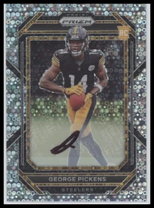 2022 Panini Prizm Autographs Prizm Silver George Pickens Rookie #329 - Picture 1 of 2